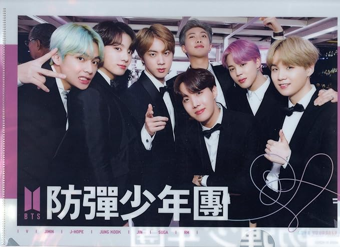 Amazon 韓国 K Pop Bts 防弾少年団 クリアファイル サイズ クリアホルダー アイドル 芸能人グッズ 通販