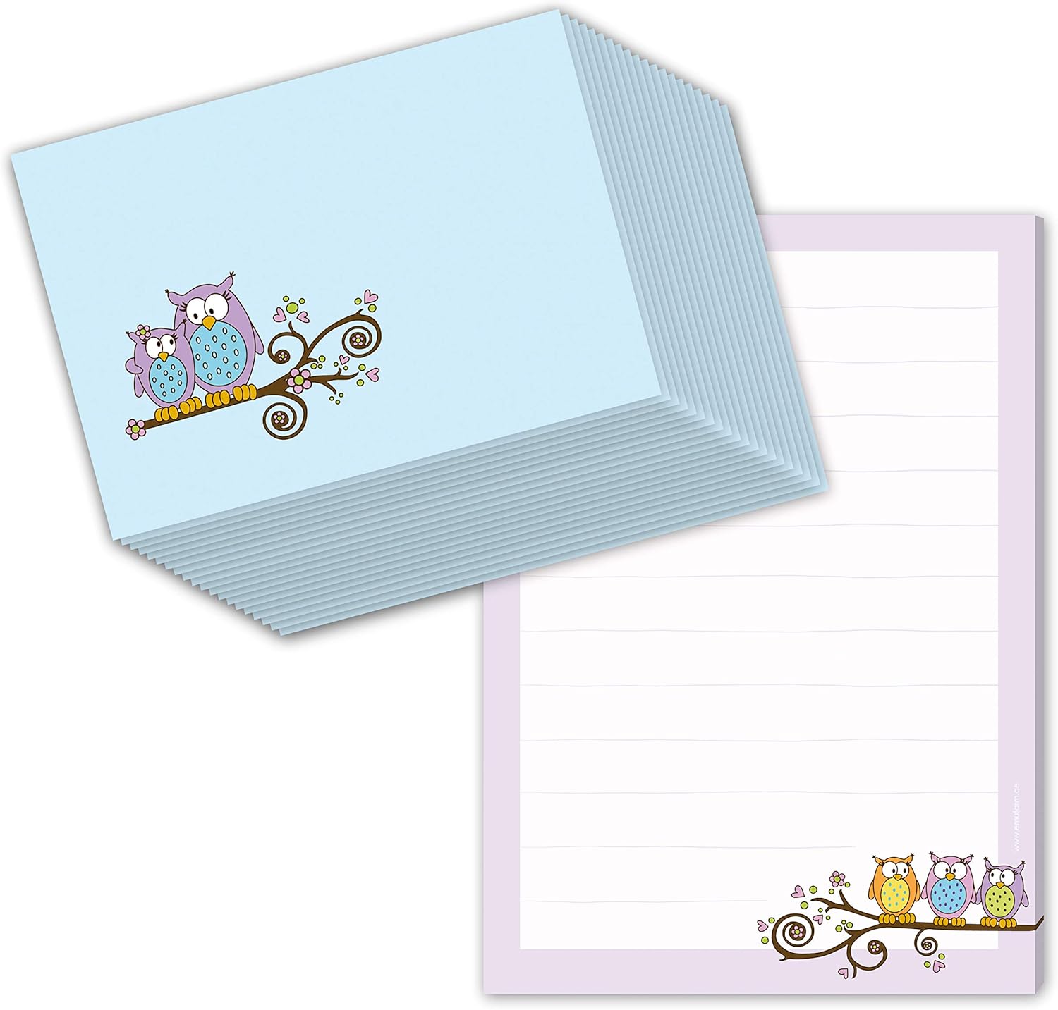 children's writing paper and envelope sets