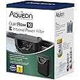 Aqueon QuietFlow 10 E Internal Aquarium Fish Tank Power Filter, Small, For Up To 10 Gallon Fish Tanks