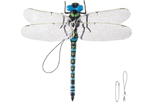 Dragonfly Hat Clip for Bugs, Dragon fly Hat Clip, Artificial Dragonfly Fly Repelling for Backpack Yard Garden Plant Decors