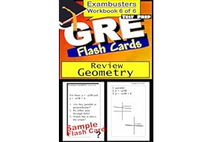 GRE Test Prep Geometry Review--Exambusters Flash Cards--Workbook 6 of 6: GRE Exam Study Guide (Exambusters GRE)