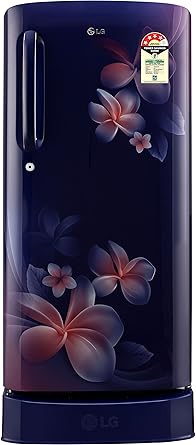 LG 190 L 4 Star Direct Cool Single Door Refrigerator(GL-D201ABPX.ABPZEBN, Blue