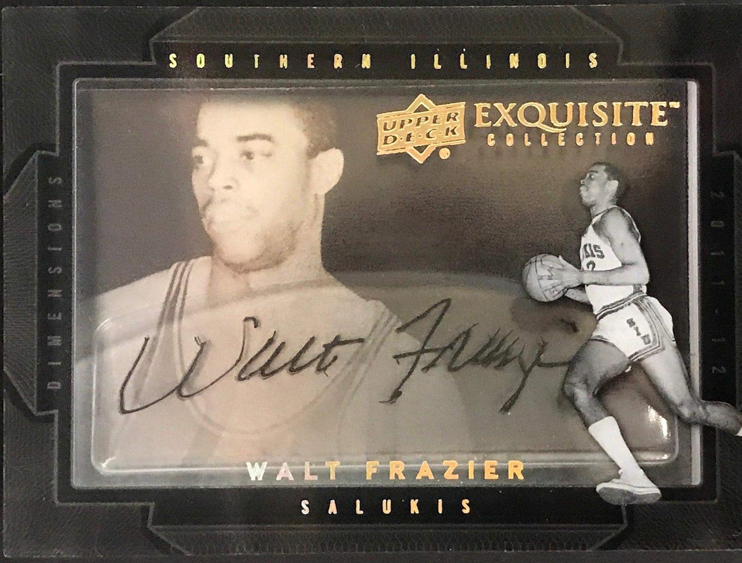 walt frazier autograph