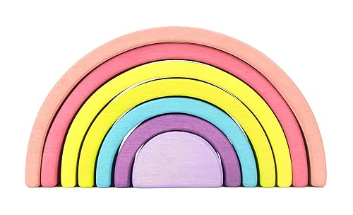 amazon wooden rainbow