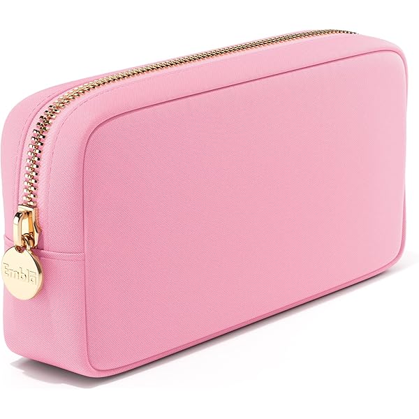 Bolsa De Viaje PVC Nailon - Mini Bolsa De Maquillaje Transparente Impermeable | 4.75x2x5 Pulgadas Para Cosméticos