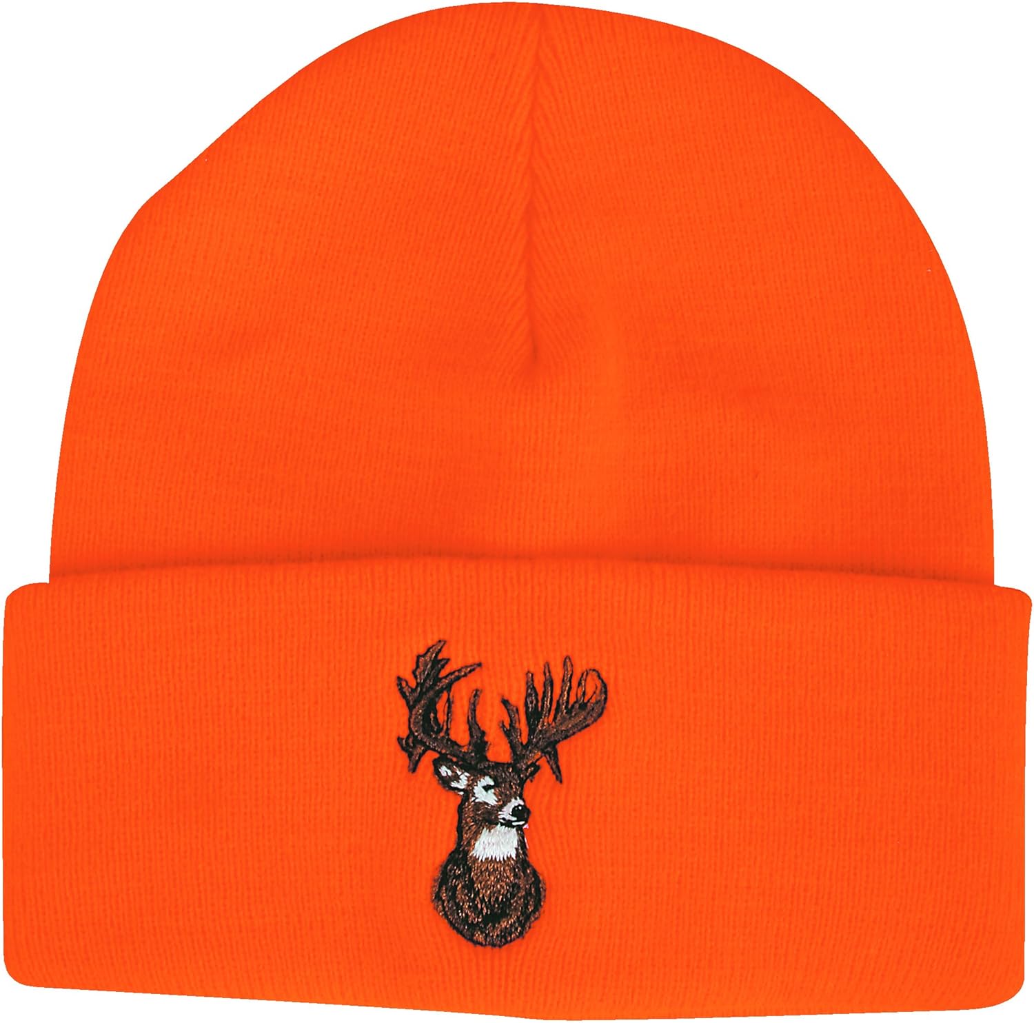 Outdoor Cap Beanie Blaze with Deer Orange: Clothing