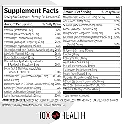 10X Health Optimize Methylated Multivitamin for Men