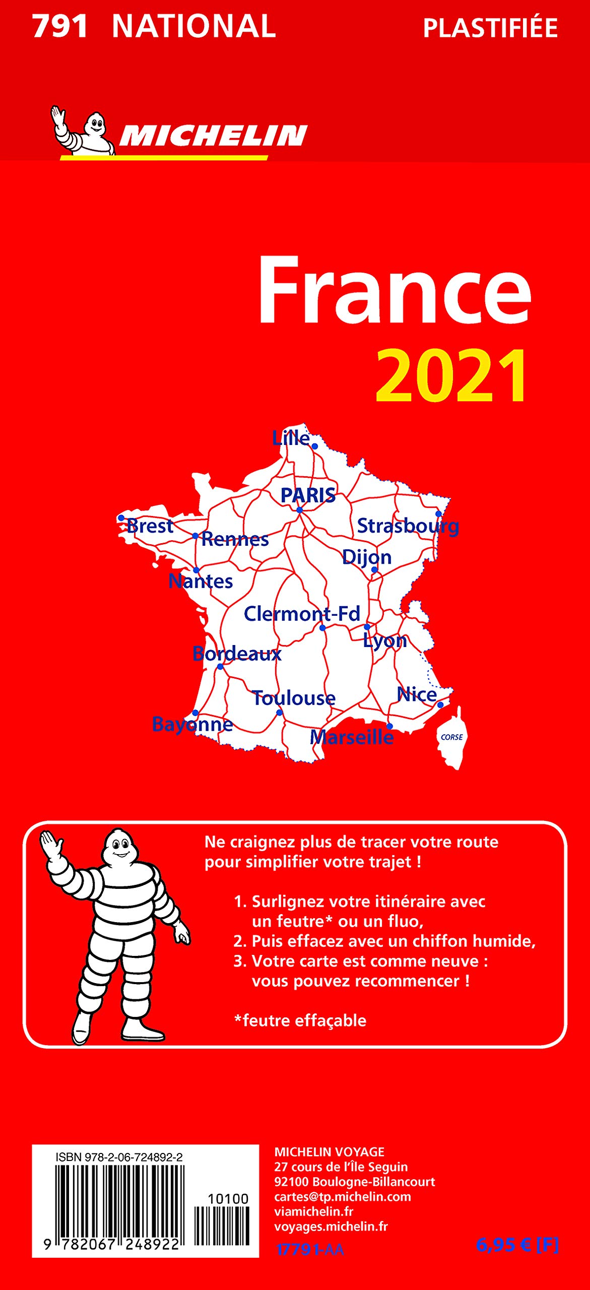 France 2021 Plastifiee Cartes 7740 French Edition 9782067248922 Amazon Com Books