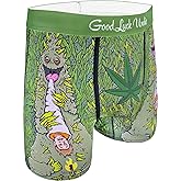 Good Luck Undies Men's Marijuana Boxer Brief Underwear