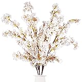 Sggvecsy Artificial Cherry Blossom Branches Faux