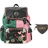 Wicked Magical Icons Spilt 18" Pink & Green Rucksack