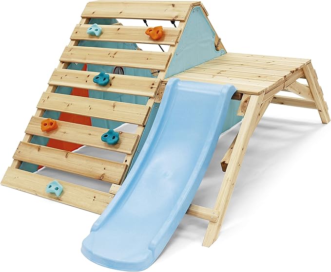 Plum 27203 Toddler Wooden Playcentre, Climbing Frame, Slide, Multi
