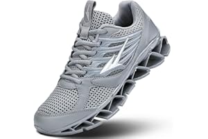 PEAYA Mens Running Shoes Mesh Breathable Trail Runners Fashion Sport Blade Walking Tennis Sneakers