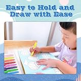 MASSRT Jumbo Crayons for Toddlers 18 Colors Mess Free Unbreakable view 3