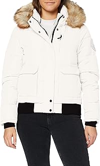 superdry white bomber jacket
