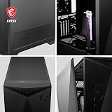 MSI MPG GUNGNIR 300P AIRFLOW Mid-Tower PC Case E-ATX 4x120mm Fans PCIe 4.0 Riser view 5