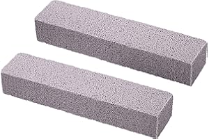 Chinco 2 Packs Pumice Stick for Cheaning, Pumice Scouring Stone Pad Removing Stain Grime Without Leaving Scratches for Kitchen Oven Stove Home Bathroom Toilet Pool House Cleaning Supplies
