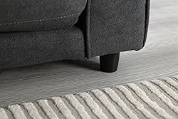 ERYE 3 Fold Upholstered Tufted Futon Sofa Bed