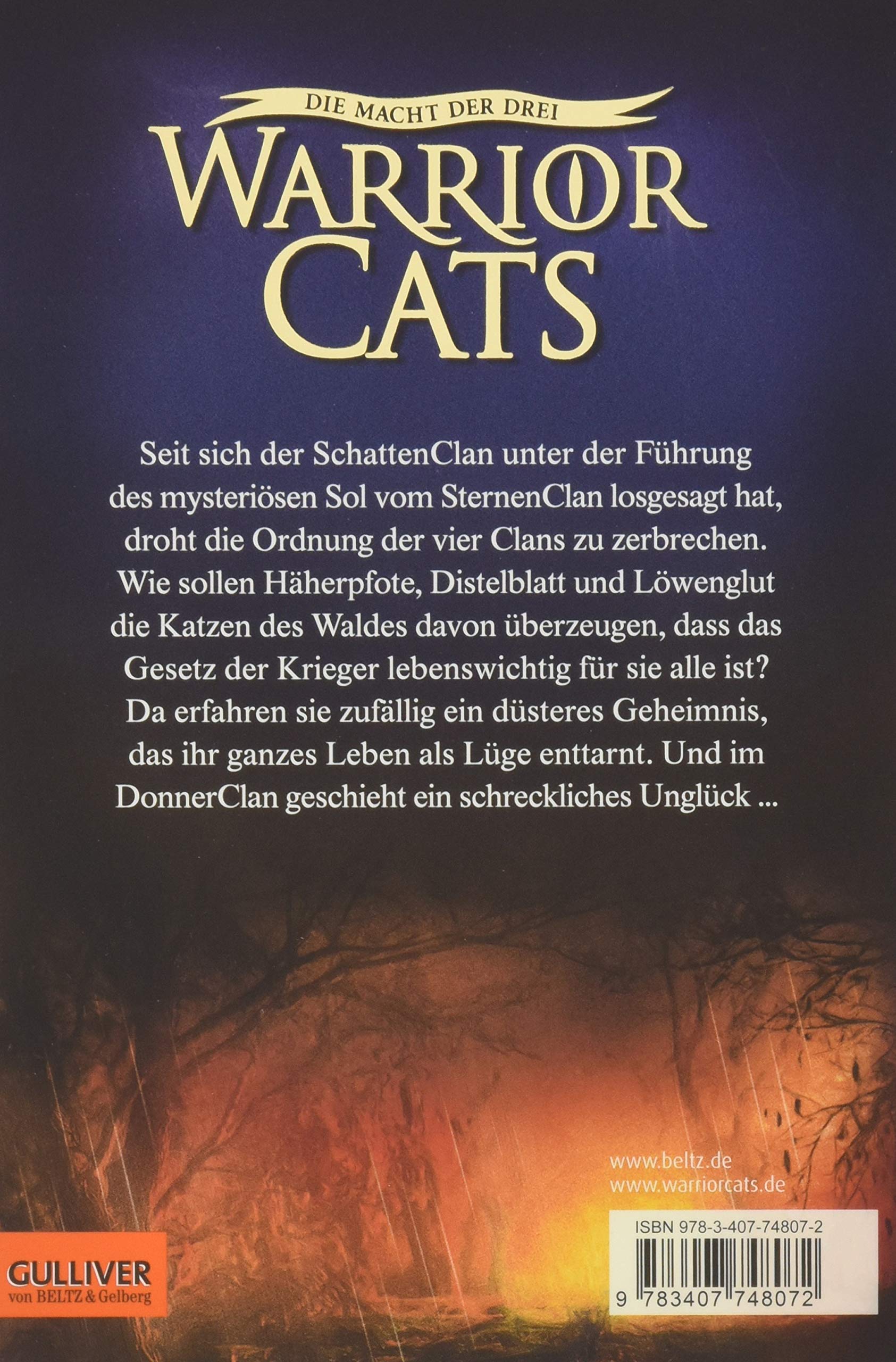 Warrior Cats Staffel 305 Die Macht Der Drei Lange