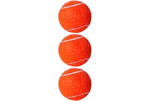 HPWFHPLF Tennis Balls, 3 Pack Practice Tennis Balls for Beginners, Training Playing Tennis Balls for Pet Dogs