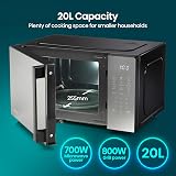Hisense 700W 20L Digital Solo Microwave Oven with 800W Grill H20MOMBS4HGUK view 4