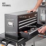 VonHaus Tool Chest Portable Cabinet with Drawers Lockable Metal Box view 4