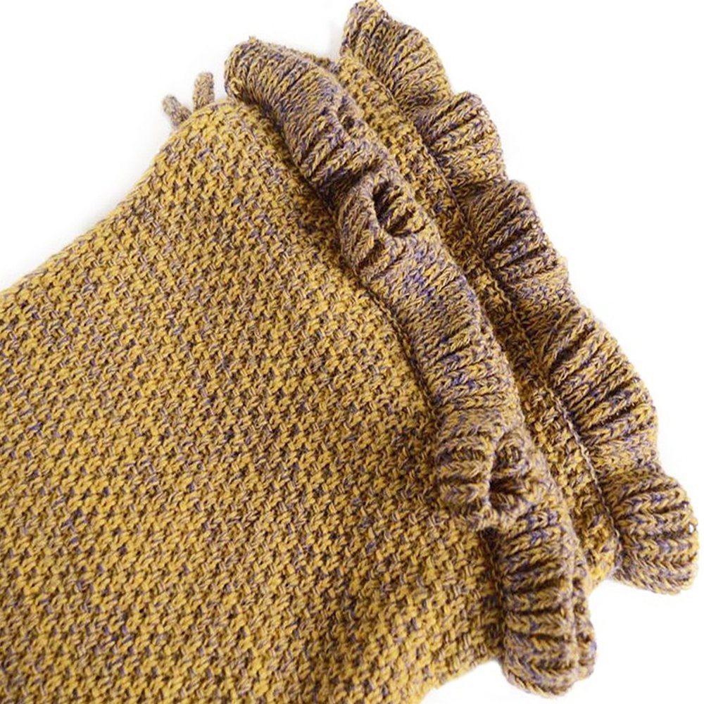 AIDUE Mermaid Tail Blankets Kids,All Season Little Mermaid Blanket Knitted Sofa Blankets Bed Quilt Nap Sleeping Bag for Childs 140cmX70cm(55.1\