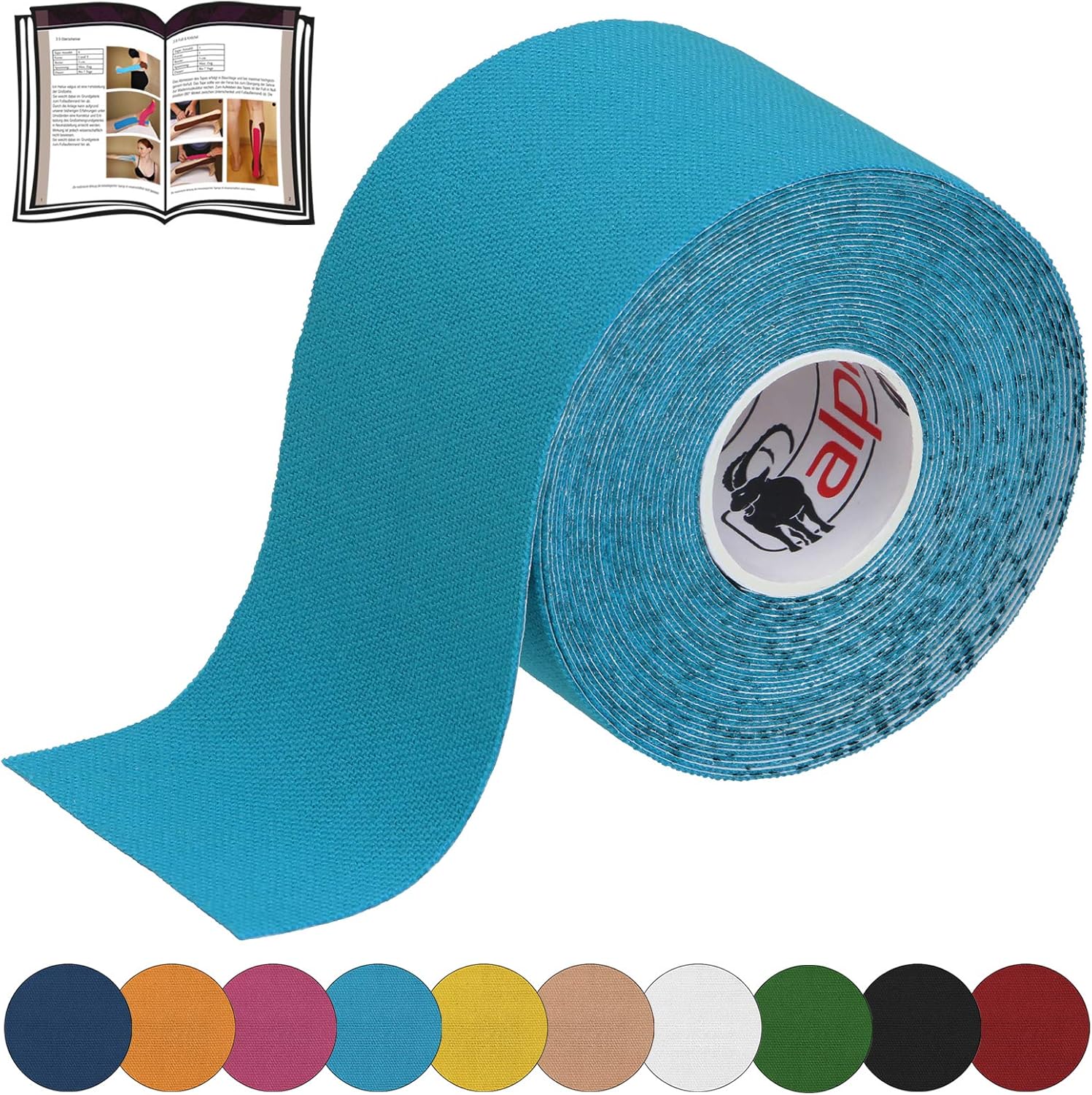 Forbici Per Nastro Kinesiologico Alpidex - 3 Modelli (18cm, 21cm, 22cm), Acciaio Inox, Antiaderenti - Foto 2