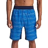 Gaiam Mens Streak 9” Short, Standard Fit, Stretch Lightweight Material, Moisture-Wicking