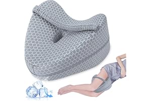 SAHEYER Knee Pillow, Soft Memory Foam Body Pillows, Heart Shape Hip Support Leg Pillow for Side Sleepers, Coussin Grossesse w