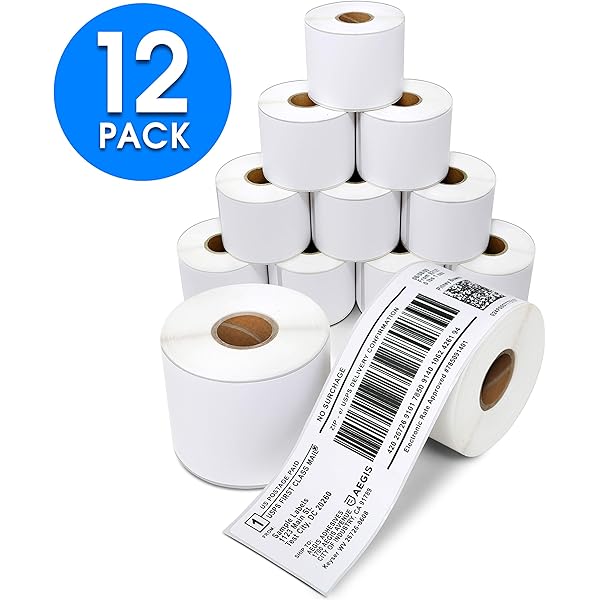21/8" x 4" DYMO LW 30323 Direct Thermal Labels Rolls FEDEX 2 DAY 15