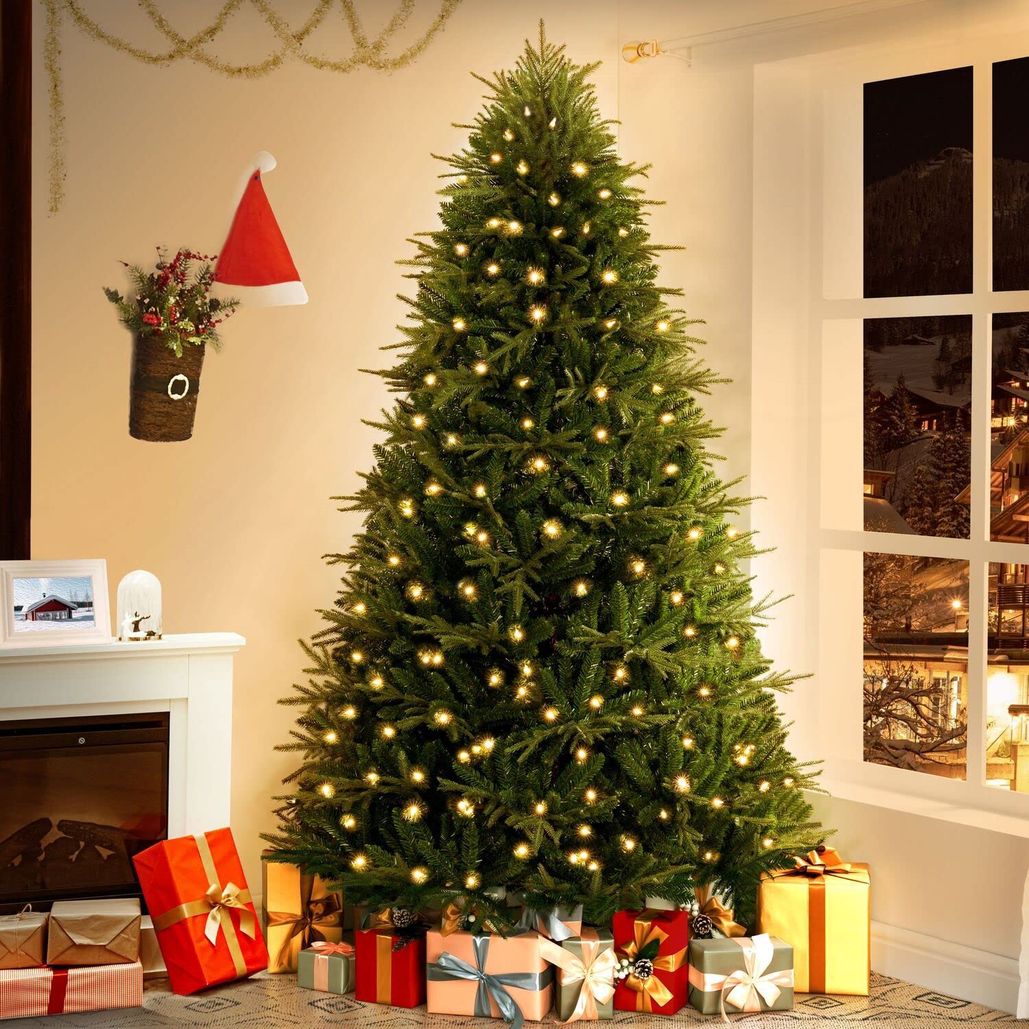 Camden 7.5ft Prelit Artificial Christmas Tree with