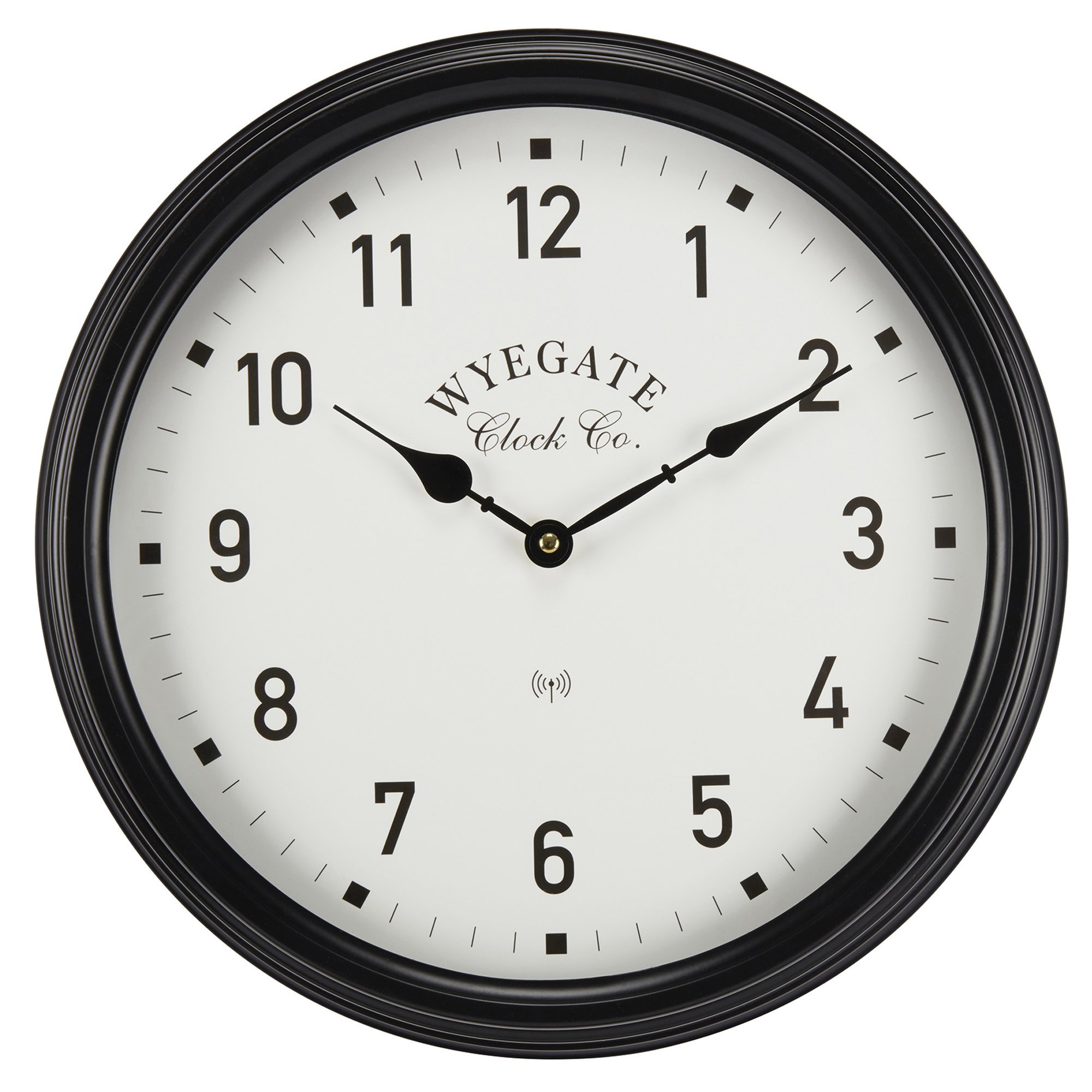 Wyegate Clock Company Garden Wall Clock Radio Controlled Weatherproof