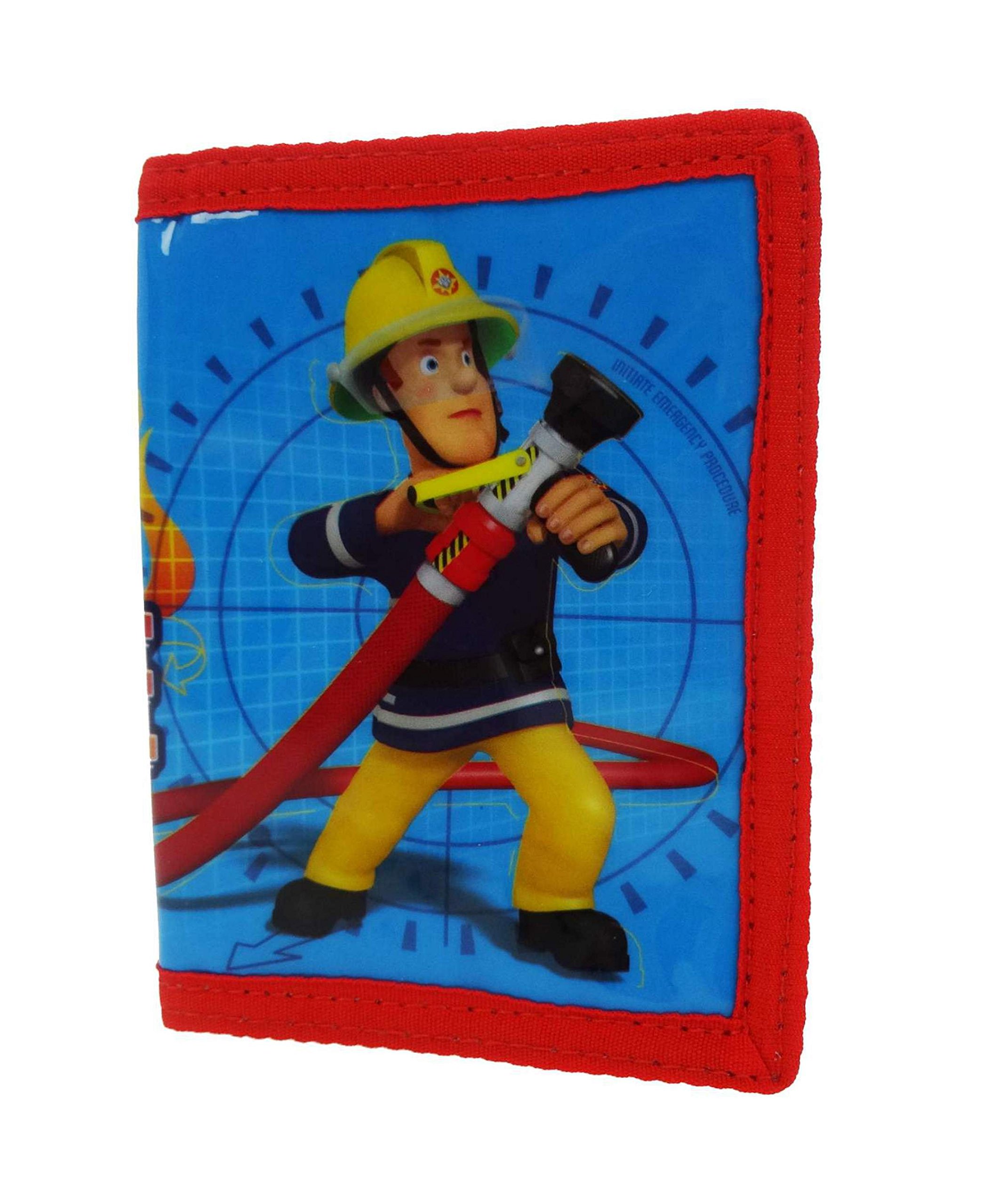 Fireman Sam Wallet Coin Pouch, 13 cm, Blue