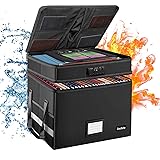 DocSafe File Box with Lock,Multi-Layer Fireproof