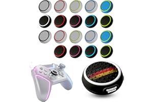 MatoSan 20 Thumbstick Grip Caps – Universal Silicone Controller Covers – Enhanced Grip, Precision & Protection – Anti-Slip Joystick Accessories for All Modern Game Controllers