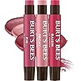 Burt's Bees Easter Basket Stuffers, Lip Shimmer Nude Collection, Tinted Lip Balm, Moisturizing for All Day Hydration with Nat