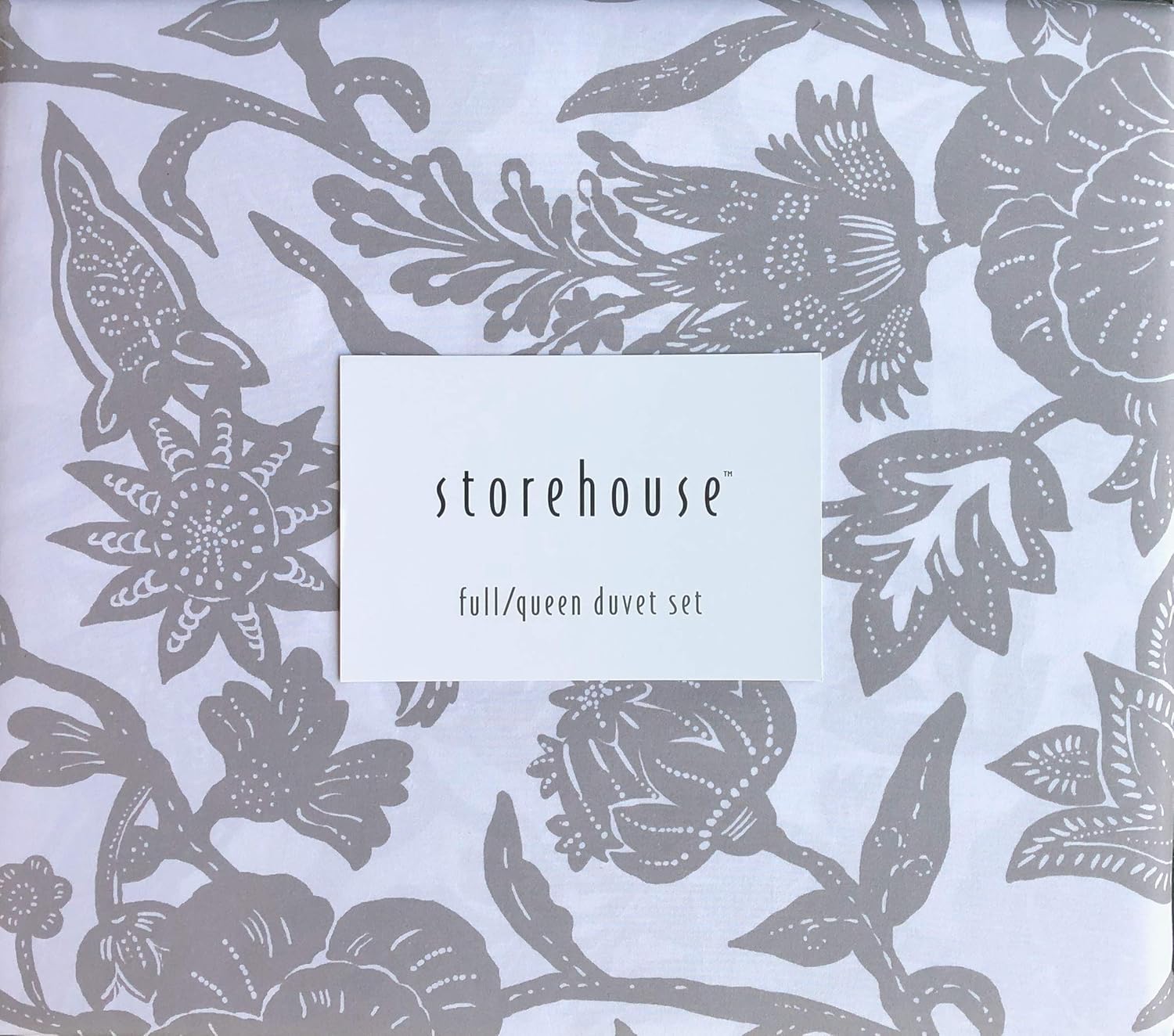 Amazon Com Floral 3pc Full Queen Cotton Duvet Set Block Print