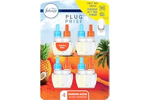 Febreze Plug In Air Freshener, Odor-Fighting Scented Oil Refill, Air Fresheners for Home and Bathroom and Kitchen, Long Lasti