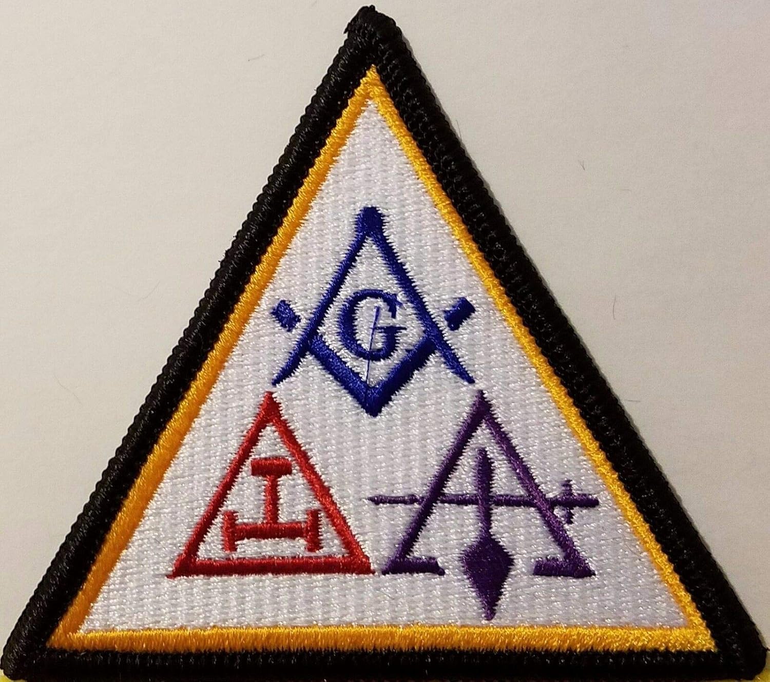 Amazon.com: Embroidery Patch Freemason Symbol Embroidered Iron-On Patch