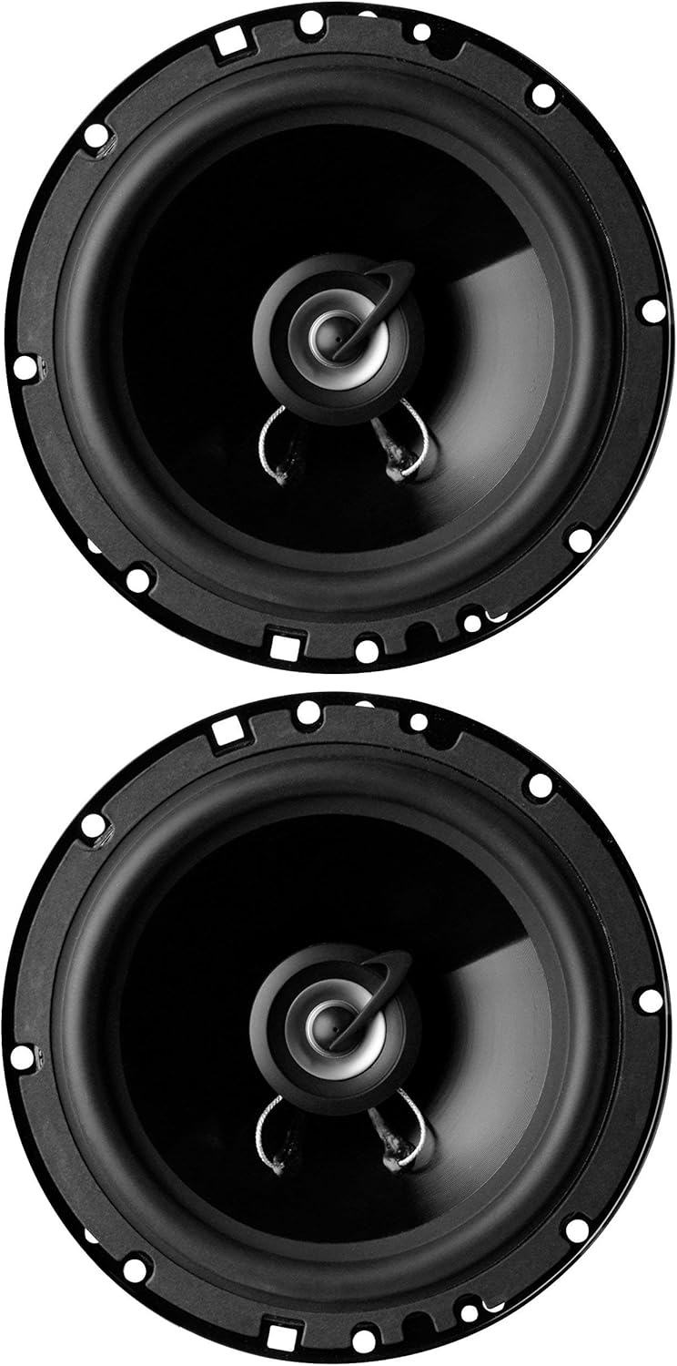Planet Audio TRQ622 6.5 Inch Car Speakers - 250 Watts of Power Per Pair, 125 Watts Each, Full Range, 2 Way, Sold in Pairs