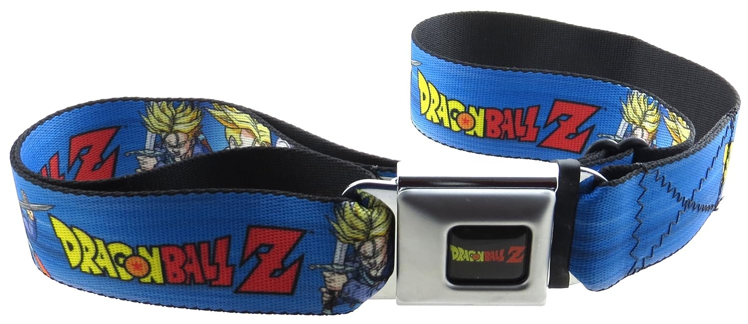 Dragon Ball Z Seatbelt Belt Trunks Poses Blue Amazon.in Clothing