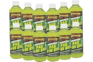 TSI Supercool 27880-12CP Universal Synthetic PAG Oil with U/V Dye, 8 oz, 12 Pack