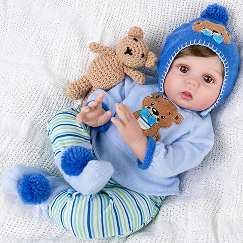 Aori Reborn Baby Boy Doll 22 Inch Realistic Lifelike Weighted