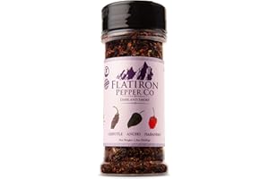 FLATIRON SPICE Flatiron Pepper Co, Dark and Smoky Premium Smoked Chile Flakes. Chipotle - Ancho - Habanero