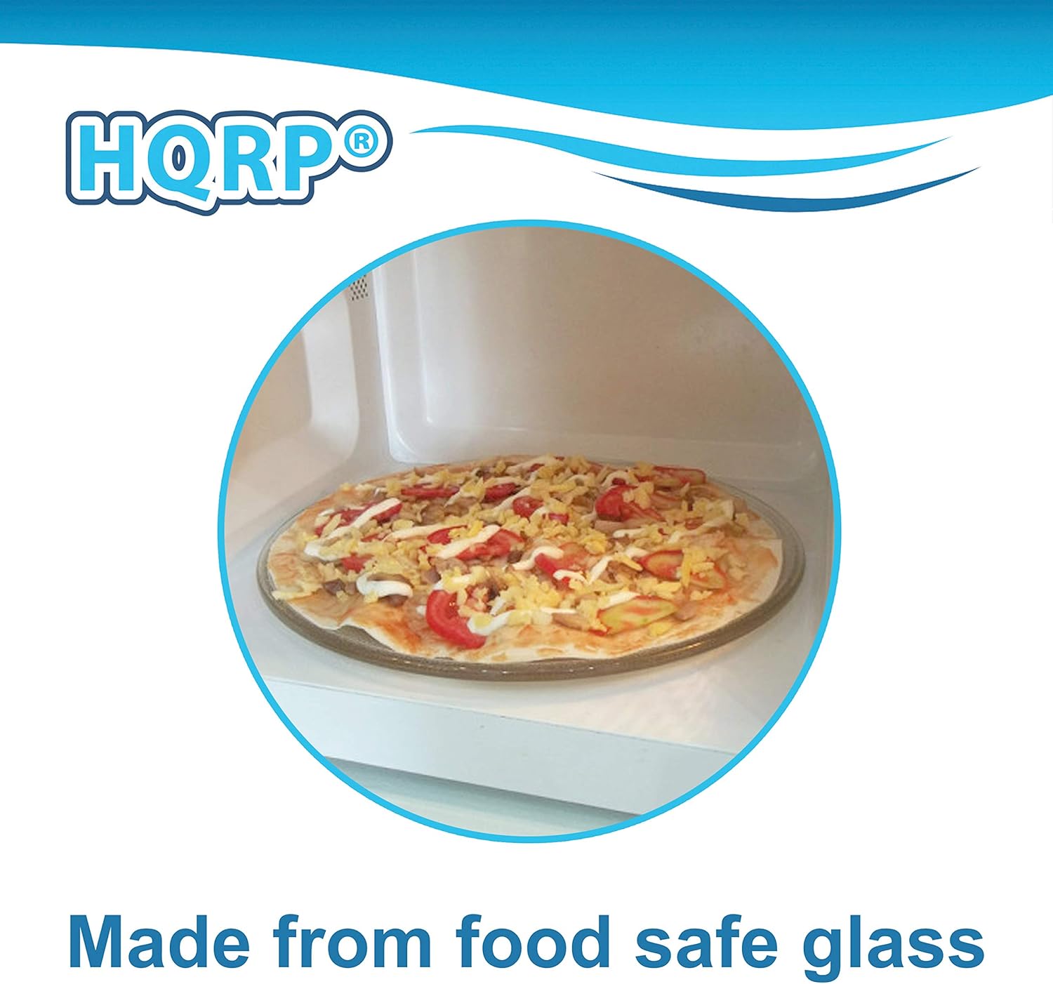 HQRP 10-1/2 inch Glass Turntable Tray compatible with Hamilton Beach 252100500497 HB-P90D23 HB-P90D23A HBP90D23 HB-P90D23AL-DJ Microwave Oven Cooking Plate 270mm 10.5" 10,5" Emerson Sunbeam Magic Chef: Kitchen & Dining