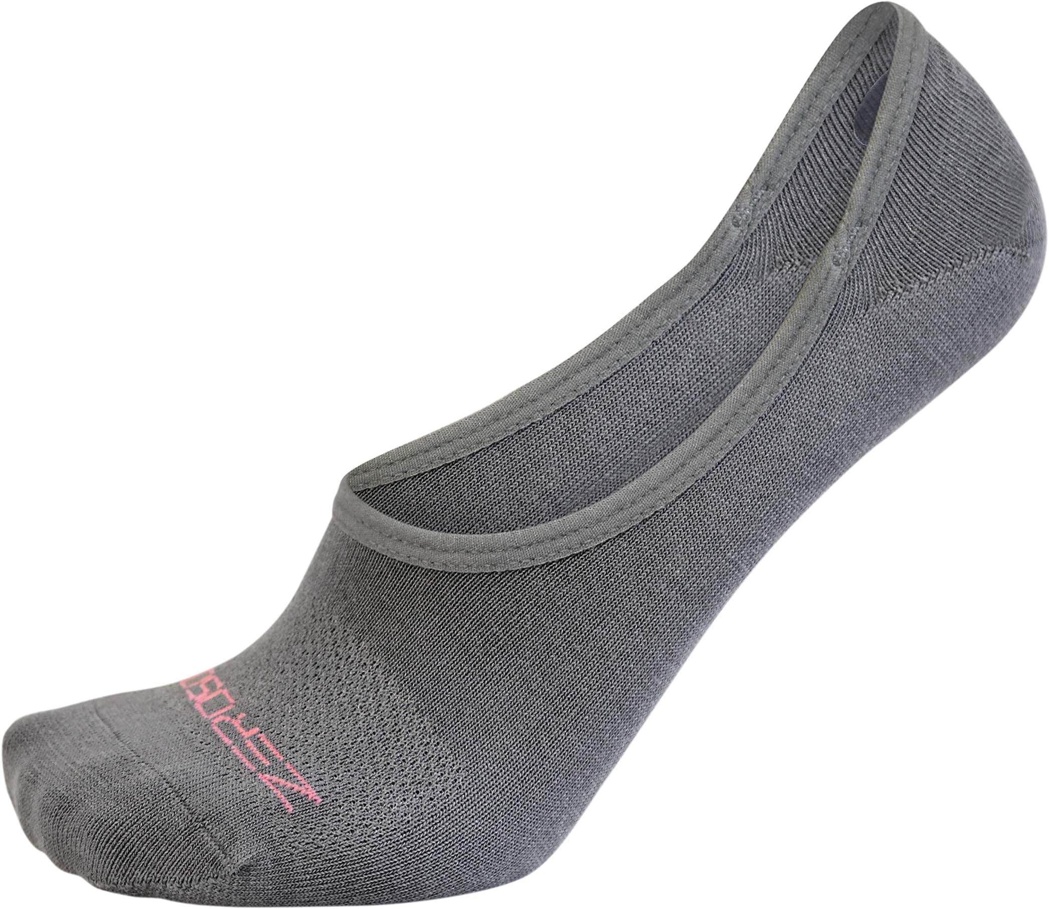 ZeroSock Womens Bamboo Super Low Invisible Socks With Mesh Ventilation with Anti-Slip Gel Heel Grip (4 Pairs Per Box)