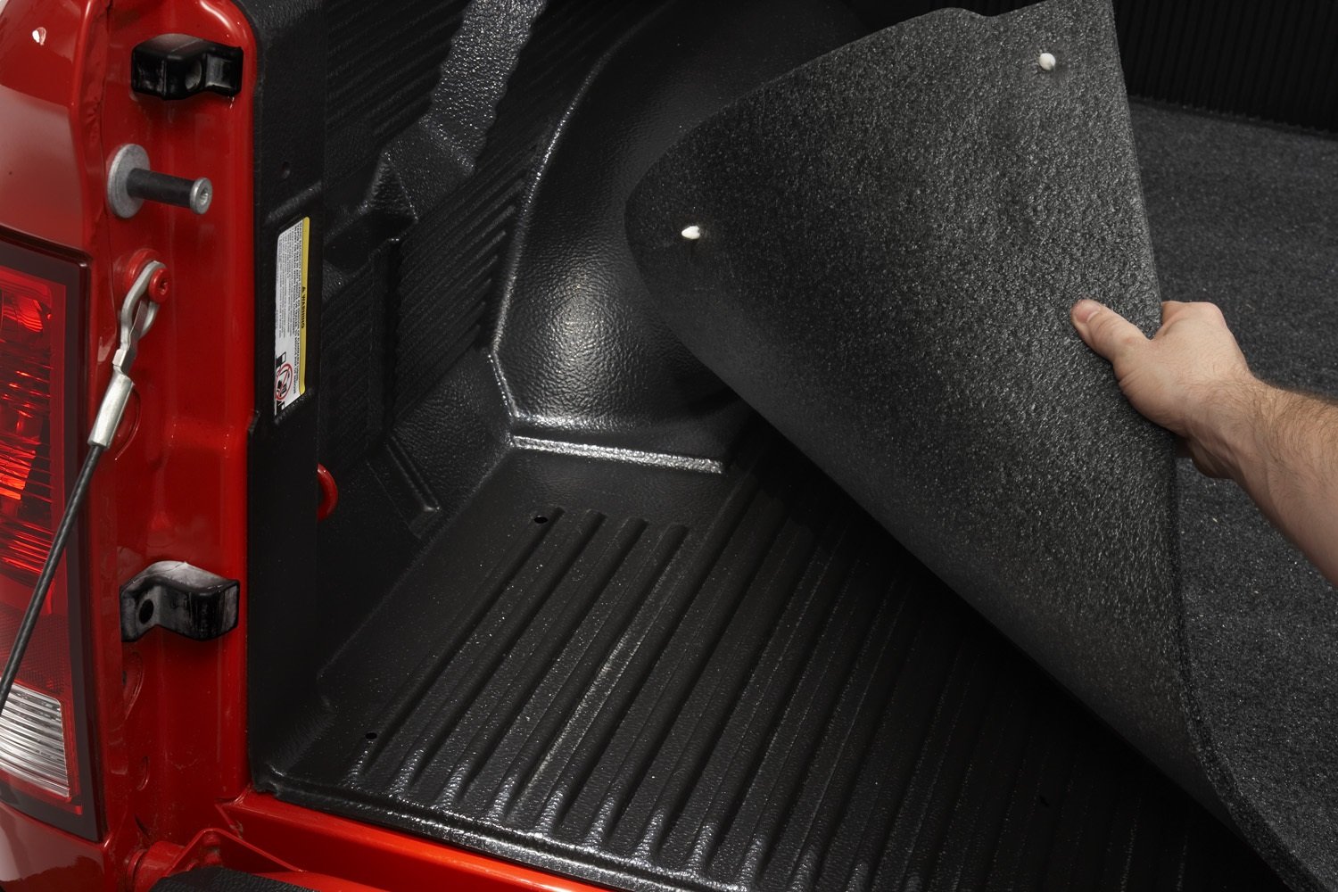 BedRug Bed Mat BMQ15SBD fits 15+ F-150 6'5" BED for trucks with a drop-in style bedliner