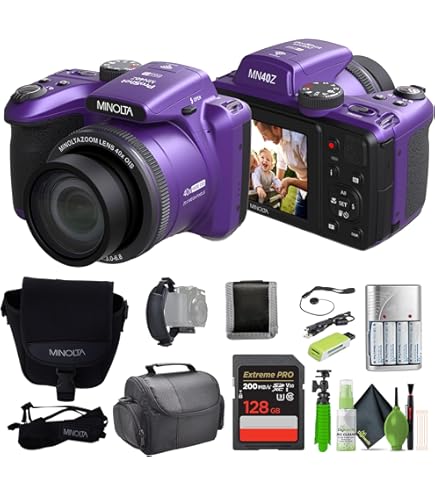 Amazon.com : MINOLTA MN67Z 20 MP / 1080P FHD Bridge Digital Camera