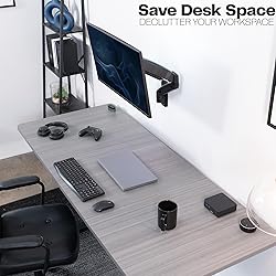 VIVO Single Monitor Counterbalance Wall Mount for